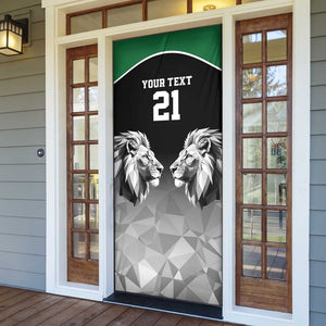 Custom Rugby Africa Kenya Door Cover Black Kenyan 22-23 Motif