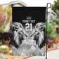 Custom Rugby Africa Kenya Garden Flag Black Kenyan 22-23 Motif - African Pride