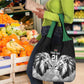 Custom Rugby Africa Kenya Grocery Bag Black Kenyan 22-23 Motif - African Pride