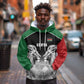 Custom Rugby Africa Kenya Hoodie Black Kenyan 22-23 Motif - African Pride