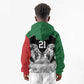 Custom Rugby Africa Kenya Kid Hoodie Black Kenyan 22-23 Motif - African Pride