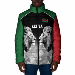 Custom Rugby Africa Kenya Padded Jacket Black Kenyan 22-23 Motif