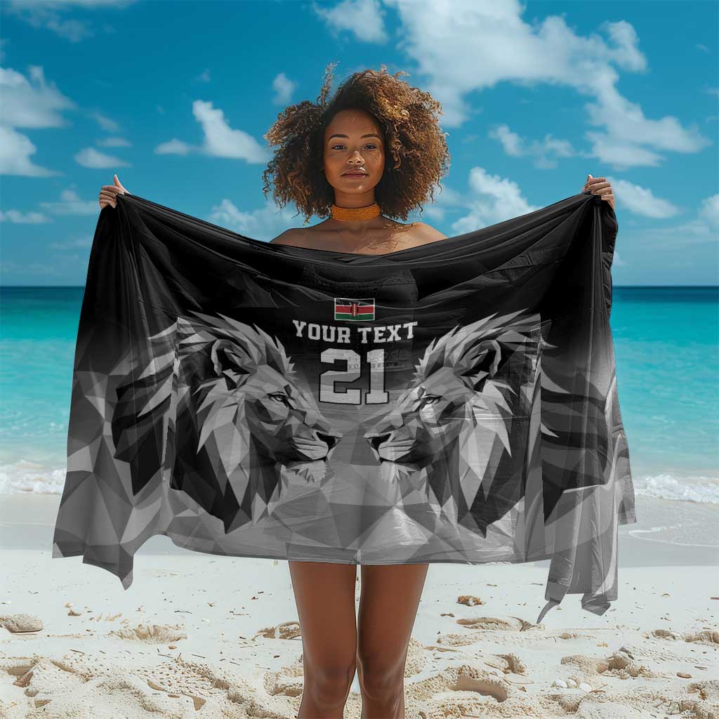 Custom Rugby Africa Kenya Sarong Black Kenyan 22-23 Motif - African Pride