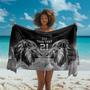 Custom Rugby Africa Kenya Sarong Black Kenyan 22-23 Motif - African Pride