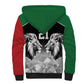 Custom Rugby Africa Kenya Sherpa Hoodie Black Kenyan 22-23 Motif - African Pride