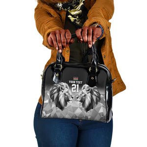 Custom Rugby Africa Kenya Shoulder Handbag Black Kenyan 22-23 Motif - African Pride