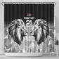 Custom Rugby Africa Kenya Shower Curtain Black Kenyan 22-23 Motif - African Pride