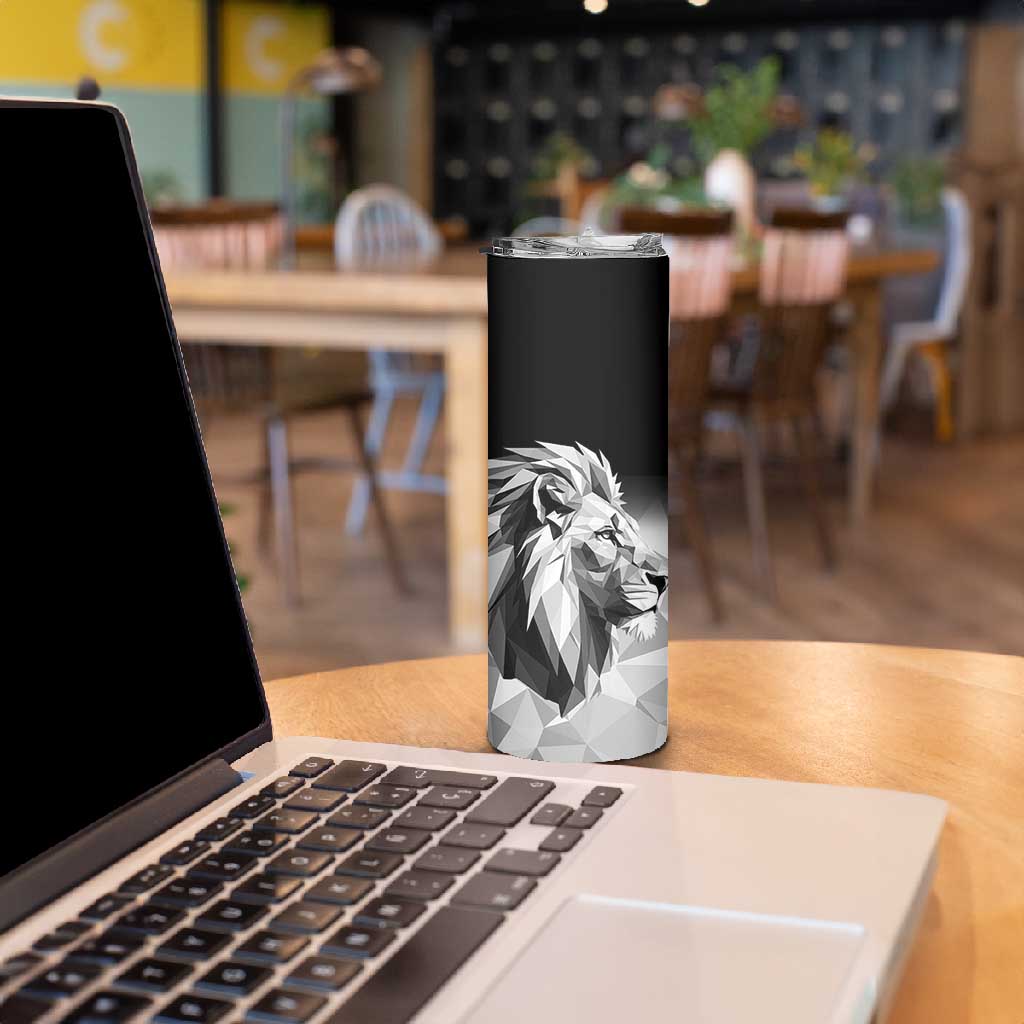 Custom Rugby Africa Kenya Skinny Tumbler Black Kenyan 22-23 Motif - African Pride