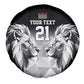 Custom Rugby Africa Kenya Spare Tire Cover Black Kenyan 22-23 Motif - African Pride
