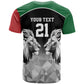 Custom Rugby Africa Kenya T shirt Black Kenyan 22-23 Motif - African Pride