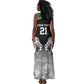 Custom Rugby Africa Kenya Tank Maxi Dress Black Kenyan 22-23 Motif - African Pride
