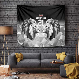 Custom Rugby Africa Kenya Tapestry Black Kenyan 22-23 Motif - African Pride