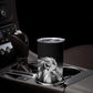 Custom Rugby Africa Kenya Tumbler Cup Black Kenyan 22-23 Motif - African Pride