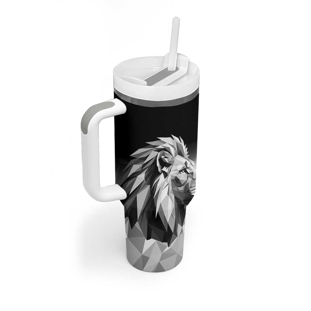 Custom Rugby Africa Kenya Tumbler With Handle Black Kenyan 22-23 Motif - African Pride