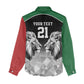 Custom Rugby Africa Kenya Women Casual Shirt Black Kenyan 22-23 Motif - African Pride