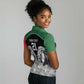 Custom Rugby Africa Kenya Women Polo Shirt Black Kenyan 22-23 Motif - African Pride