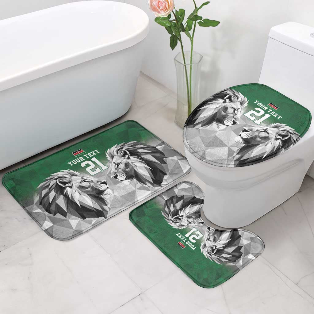 Custom Rugby Africa Kenya Bathroom Set Green Kenyan 22-23 Motif
