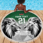 Custom Rugby Africa Kenya Beach Blanket Green Kenyan 22-23 Motif - African Pride
