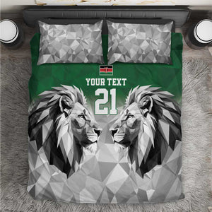 Custom Rugby Africa Kenya Bedding Set Green Kenyan 22-23 Motif - African Pride