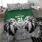 Custom Rugby Africa Kenya Bedding Set Green Kenyan 22-23 Motif - African Pride