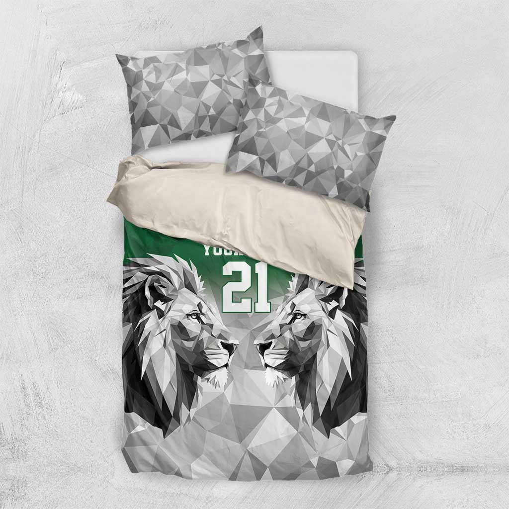 Custom Rugby Africa Kenya Bedding Set Green Kenyan 22-23 Motif - African Pride