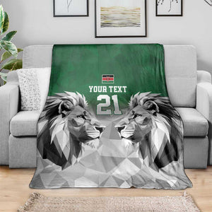 Custom Rugby Africa Kenya Blanket Green Kenyan 22-23 Motif - African Pride