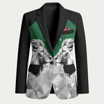 Custom Rugby Africa Kenya Blazer Green Kenyan 22-23 Motif