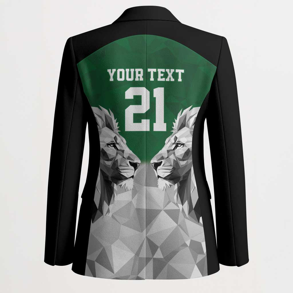 Custom Rugby Africa Kenya Blazer Green Kenyan 22-23 Motif