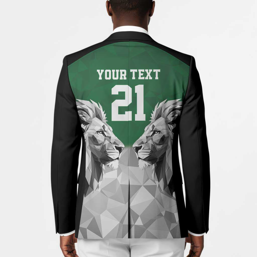Custom Rugby Africa Kenya Blazer Green Kenyan 22-23 Motif