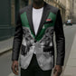 Custom Rugby Africa Kenya Blazer Green Kenyan 22-23 Motif
