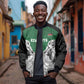 Custom Rugby Africa Kenya Bomber Jacket Green Kenyan 22-23 Motif - African Pride