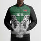 Custom Rugby Africa Kenya Bomber Puffer Jacket Green Kenyan 22-23 Motif