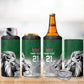 Custom Rugby Africa Kenya 4 in 1 Can Cooler Tumbler Green Kenyan 22-23 Motif - African Pride