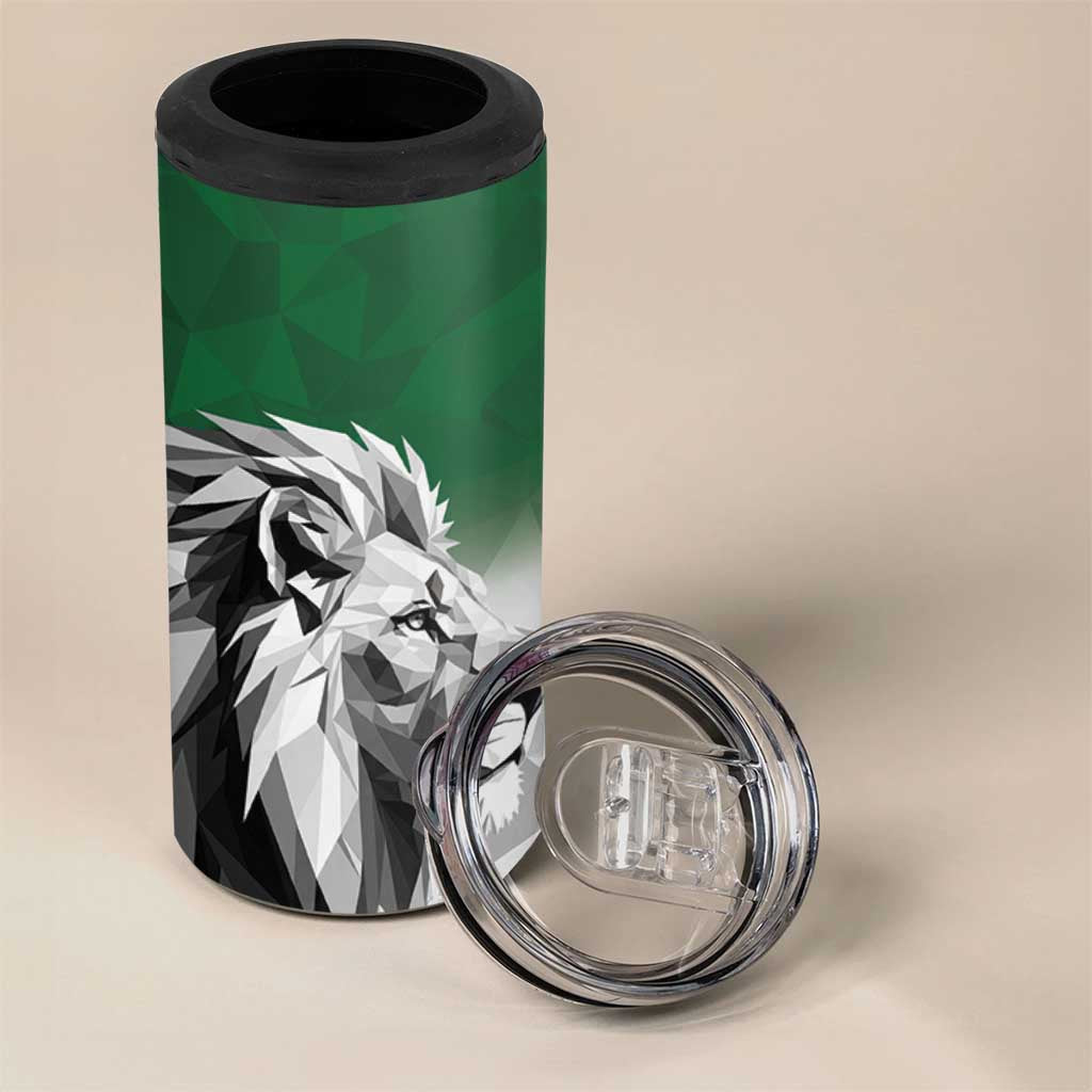 Custom Rugby Africa Kenya 4 in 1 Can Cooler Tumbler Green Kenyan 22-23 Motif - African Pride