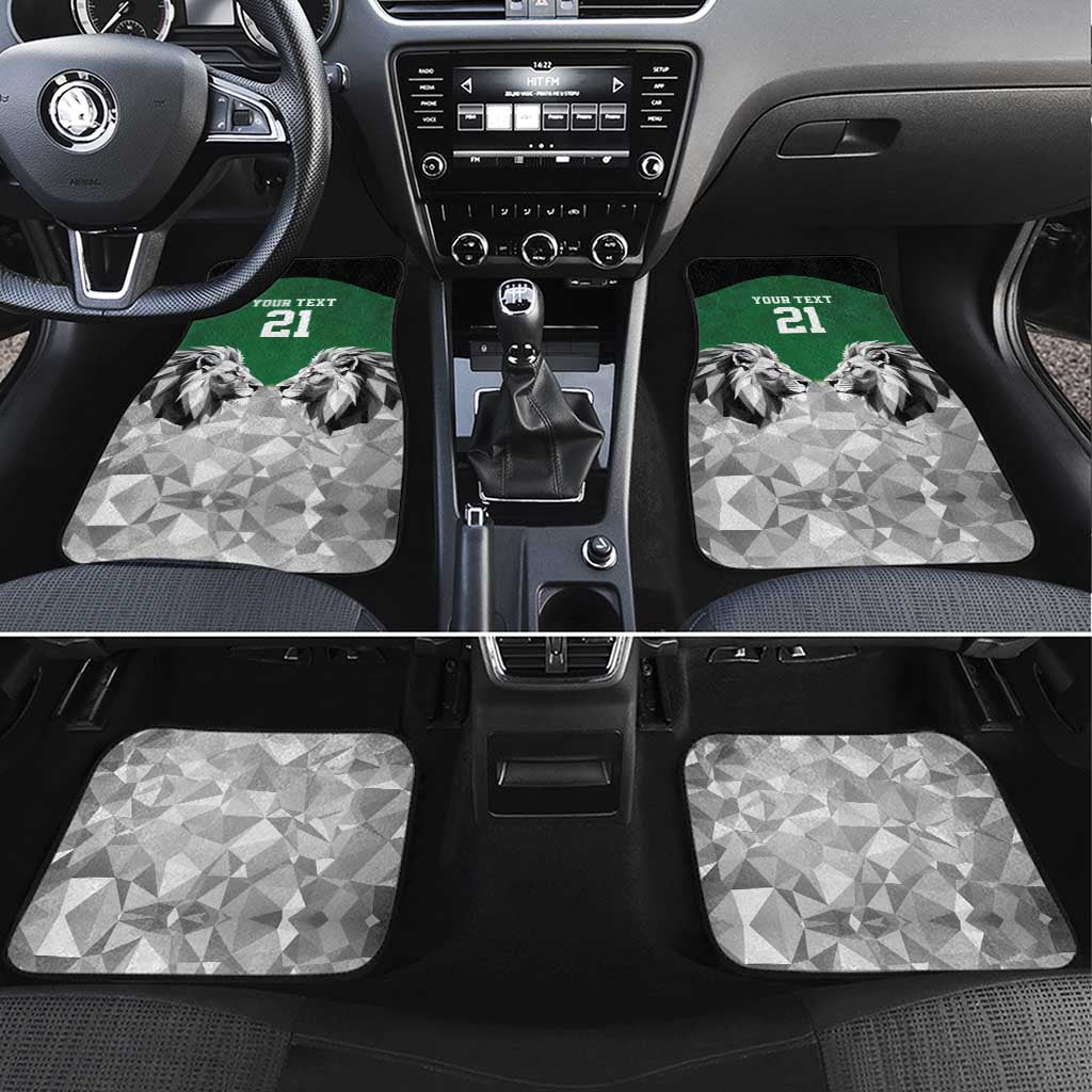 Custom Rugby Africa Kenya Car Mats Green Kenyan 22-23 Motif - African Pride