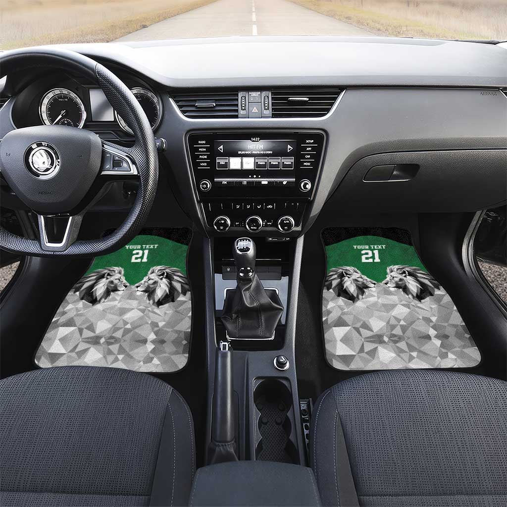 Custom Rugby Africa Kenya Car Mats Green Kenyan 22-23 Motif - African Pride