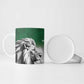 Custom Rugby Africa Kenya Ceramic Mug Green Kenyan 22-23 Motif