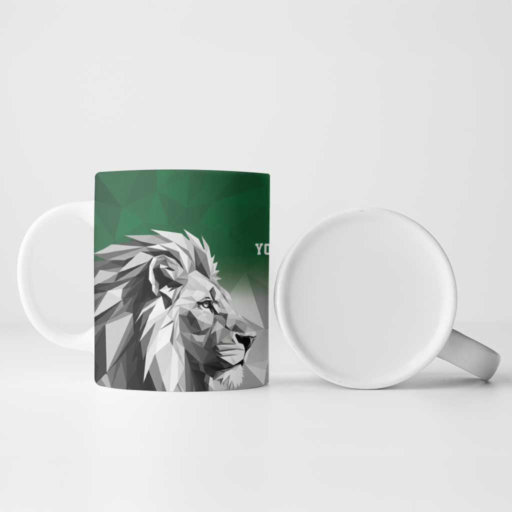 Custom Rugby Africa Kenya Ceramic Mug Green Kenyan 22-23 Motif