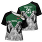 Custom Rugby Africa Kenya Cross Shoulder Shirt Green Kenyan 22-23 Motif