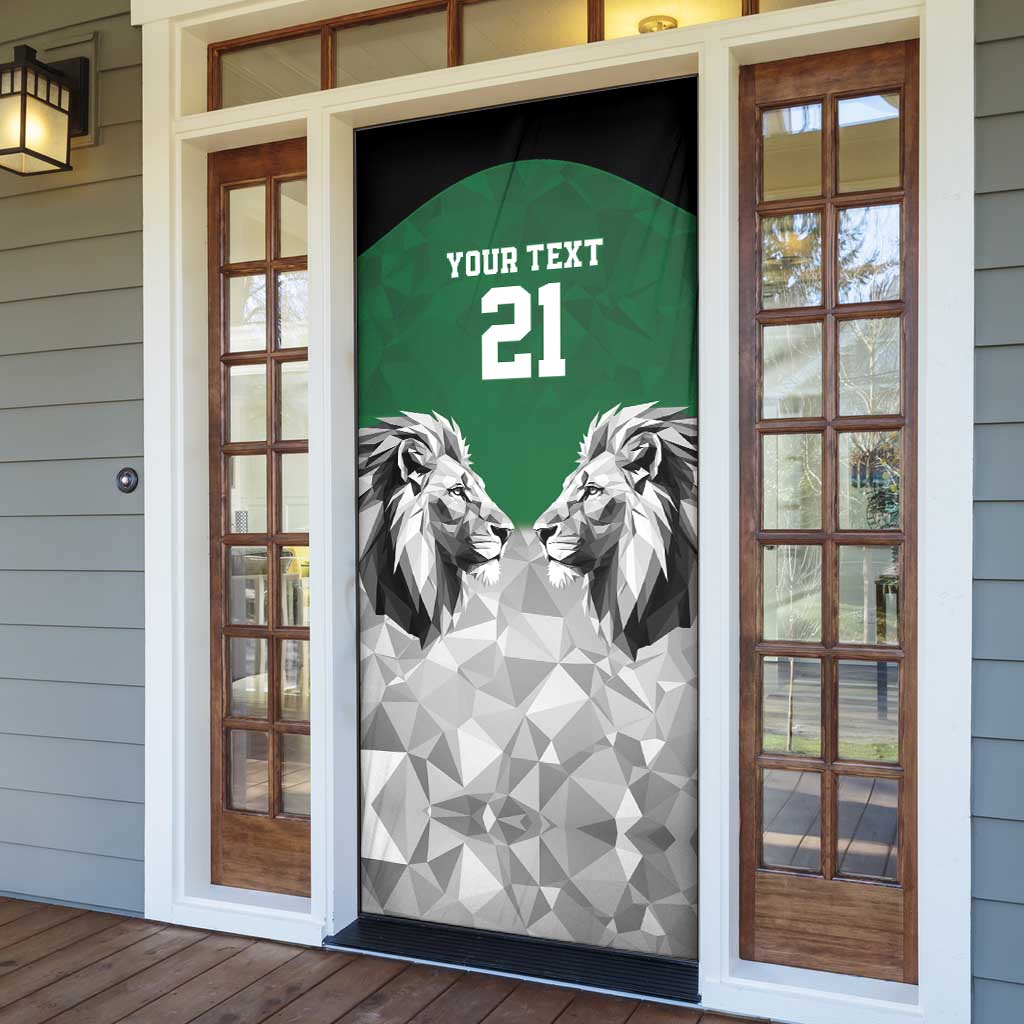 Custom Rugby Africa Kenya Door Cover Green Kenyan 22-23 Motif