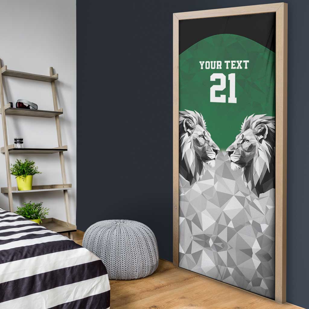Custom Rugby Africa Kenya Door Cover Green Kenyan 22-23 Motif
