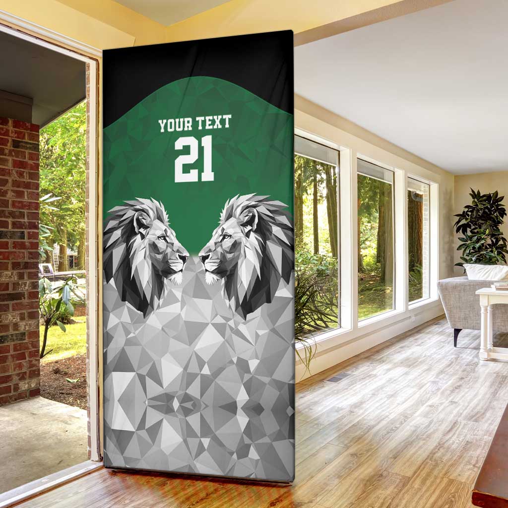Custom Rugby Africa Kenya Door Cover Green Kenyan 22-23 Motif