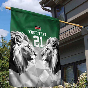 Custom Rugby Africa Kenya Garden Flag Green Kenyan 22-23 Motif - African Pride