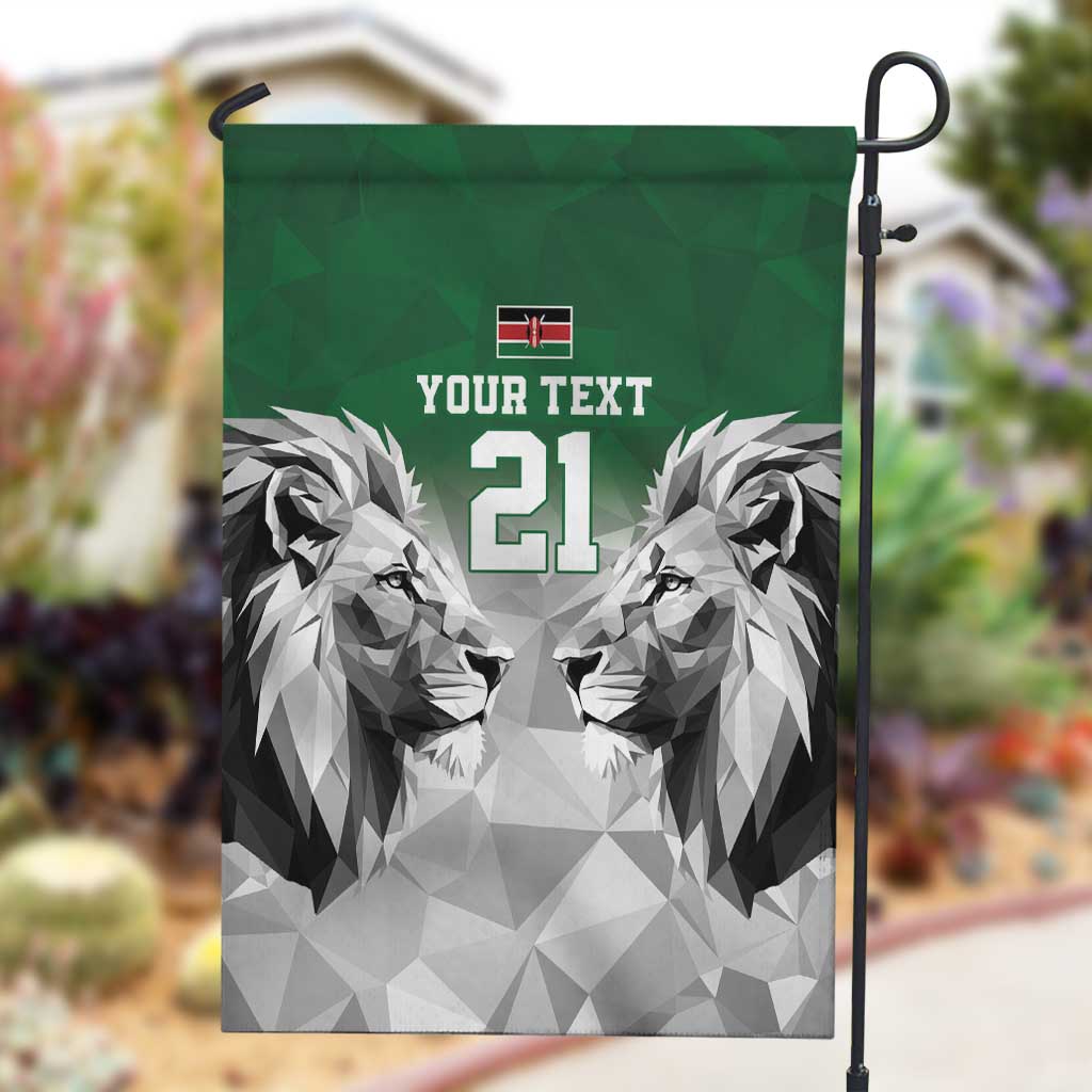 Custom Rugby Africa Kenya Garden Flag Green Kenyan 22-23 Motif - African Pride