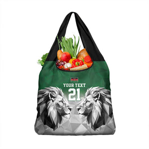 Custom Rugby Africa Kenya Grocery Bag Green Kenyan 22-23 Motif - African Pride