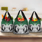 Custom Rugby Africa Kenya Grocery Bag Green Kenyan 22-23 Motif - African Pride