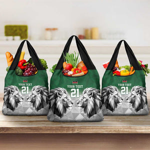 Custom Rugby Africa Kenya Grocery Bag Green Kenyan 22-23 Motif - African Pride