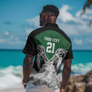 Custom Rugby Africa Kenya Hawaiian Shirt Green Kenyan 22-23 Motif - African Pride