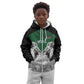Custom Rugby Africa Kenya Kid Hoodie Green Kenyan 22-23 Motif - African Pride
