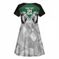 Custom Rugby Africa Kenya Kid Short Sleeve Dress Green Kenyan 22-23 Motif - African Pride